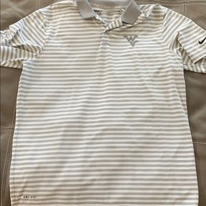Nike WVU dry fit Golf polo